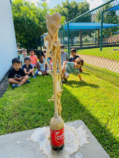 Westside-Montessori-Middle-School-Mentos-Coke-Challenge-After-School-Program