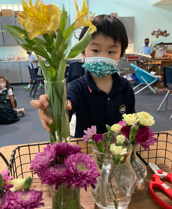 Flower Donations for Student Arrangements Westside Montessori School Houston